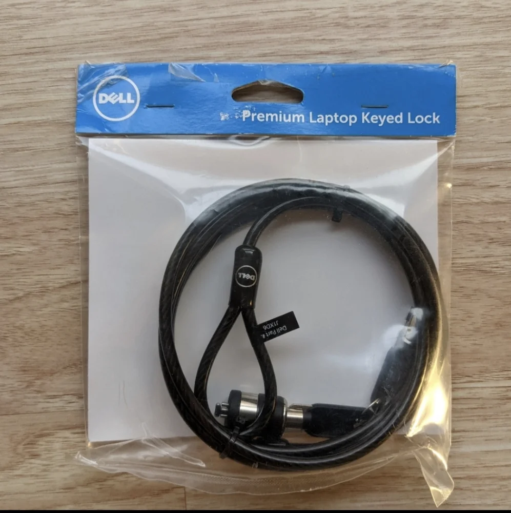 Dell keyed laptop cable lock six feet